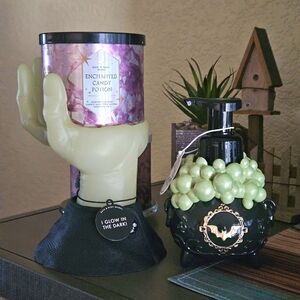 Enchanted Candy Potion Candle with Glow-in-the-Dark Holder